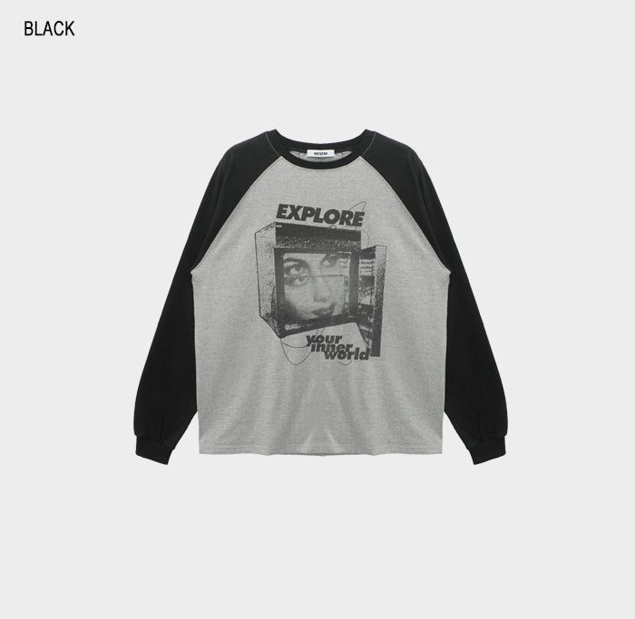 Explore raglan long sleeve t-shirt
