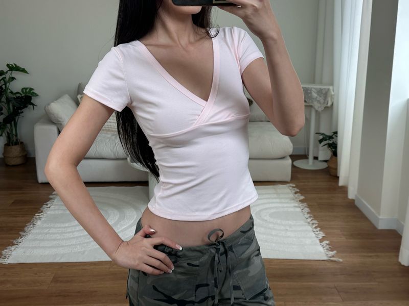 ballet wrap tee