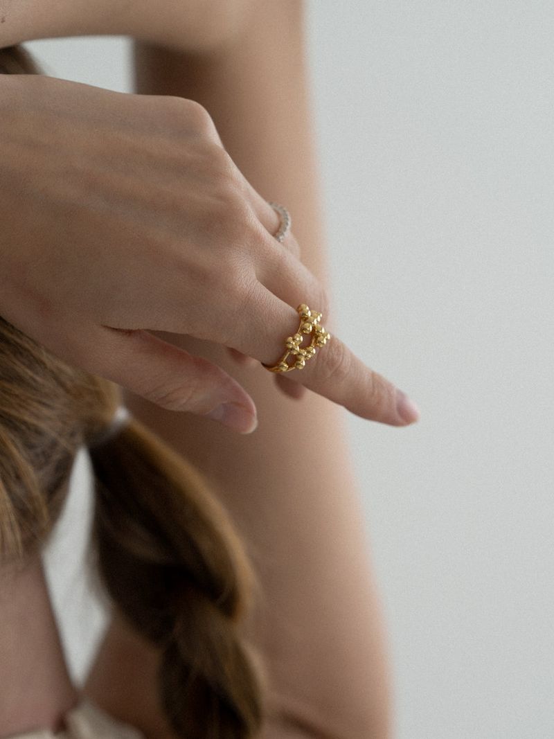 Bubble Ring Gold