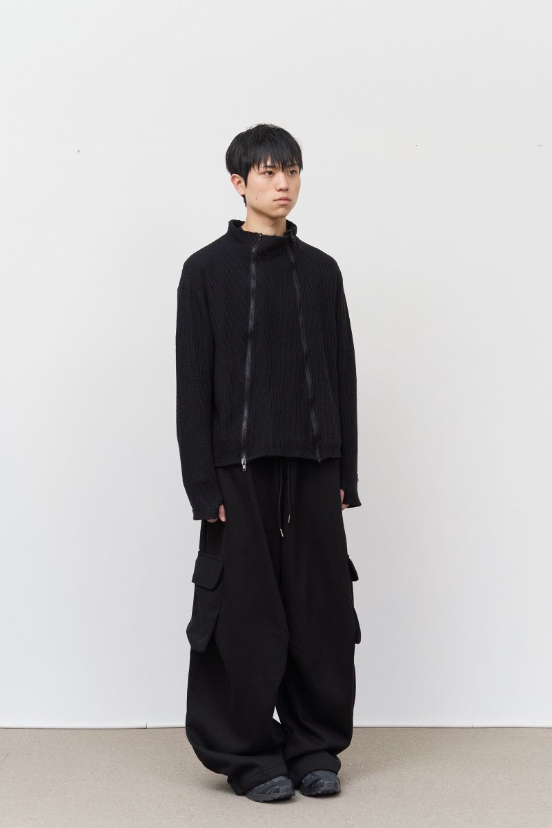 Object Knitted Zip Up