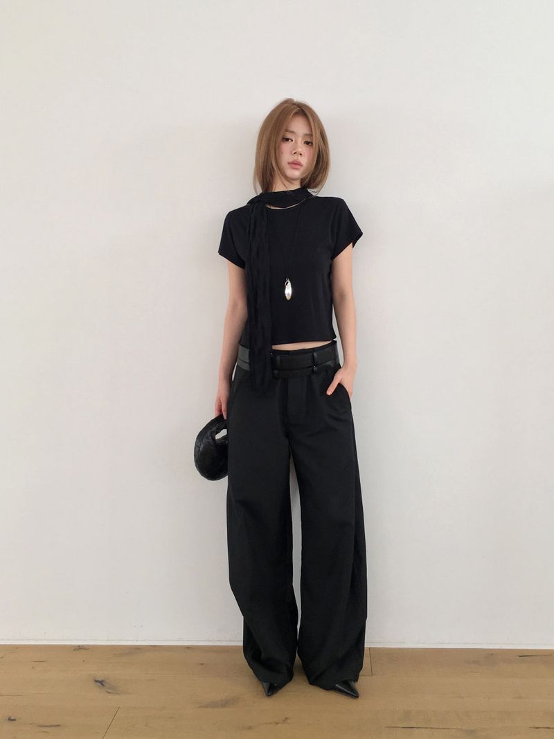  ベリティ バルーンスラックス（グレー、ブラック）