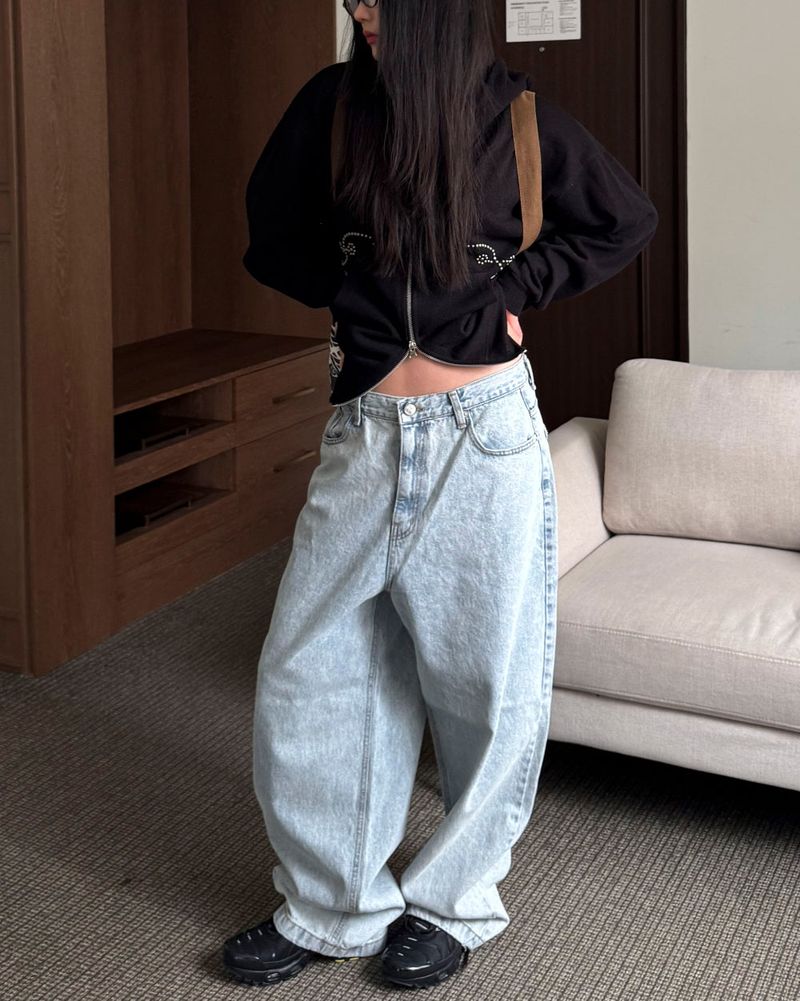 Snow denim jeans
