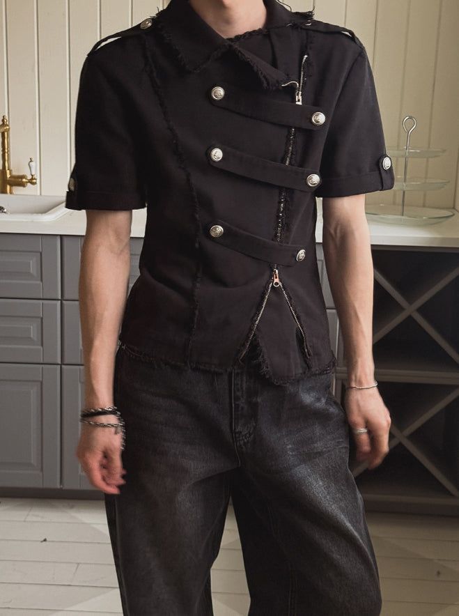 26SS★ [PLAN MADE] Blake Cutoff Napoleon Jacket