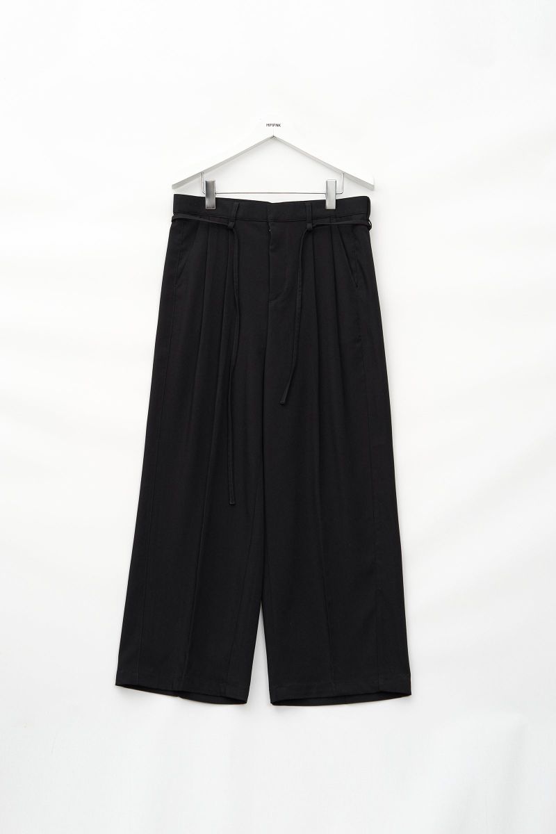 Oriental Rope Wide Trousers (2color)