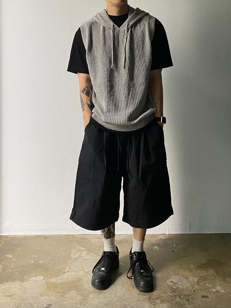 Net Hooded Vest 3C