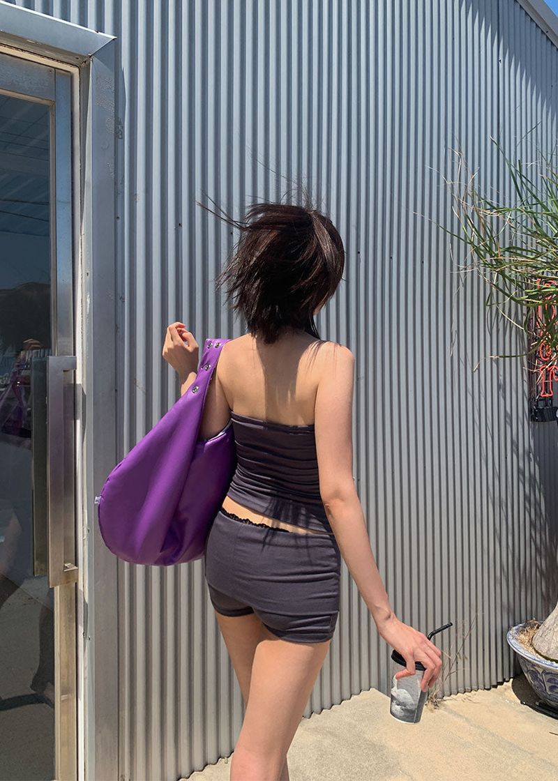 BEADS HALTER TOP (3color)