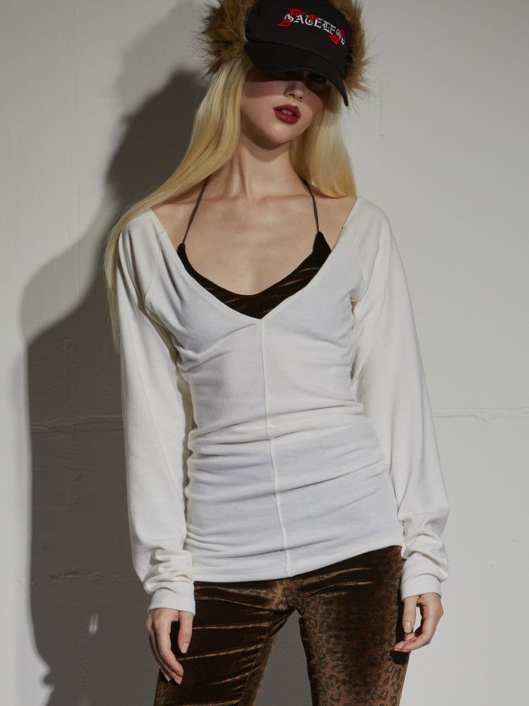 MUTTON SLEEVESS TOP