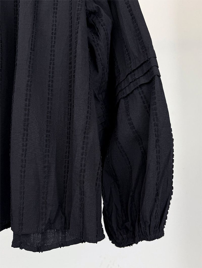 BENNY FRILL PUFF BLOUSE (2C)