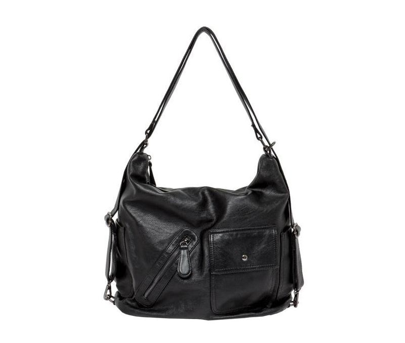Bold Youth Leather Bag – Black