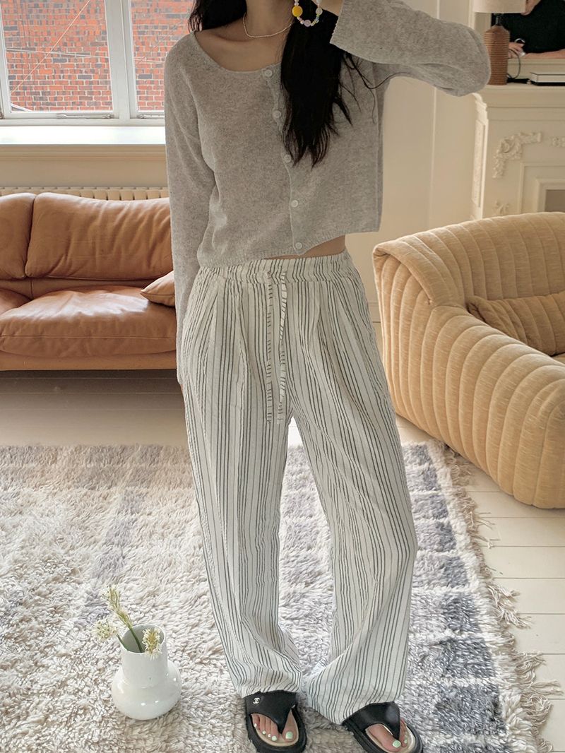 [MADE] REM SEERSUCKER PANTS
