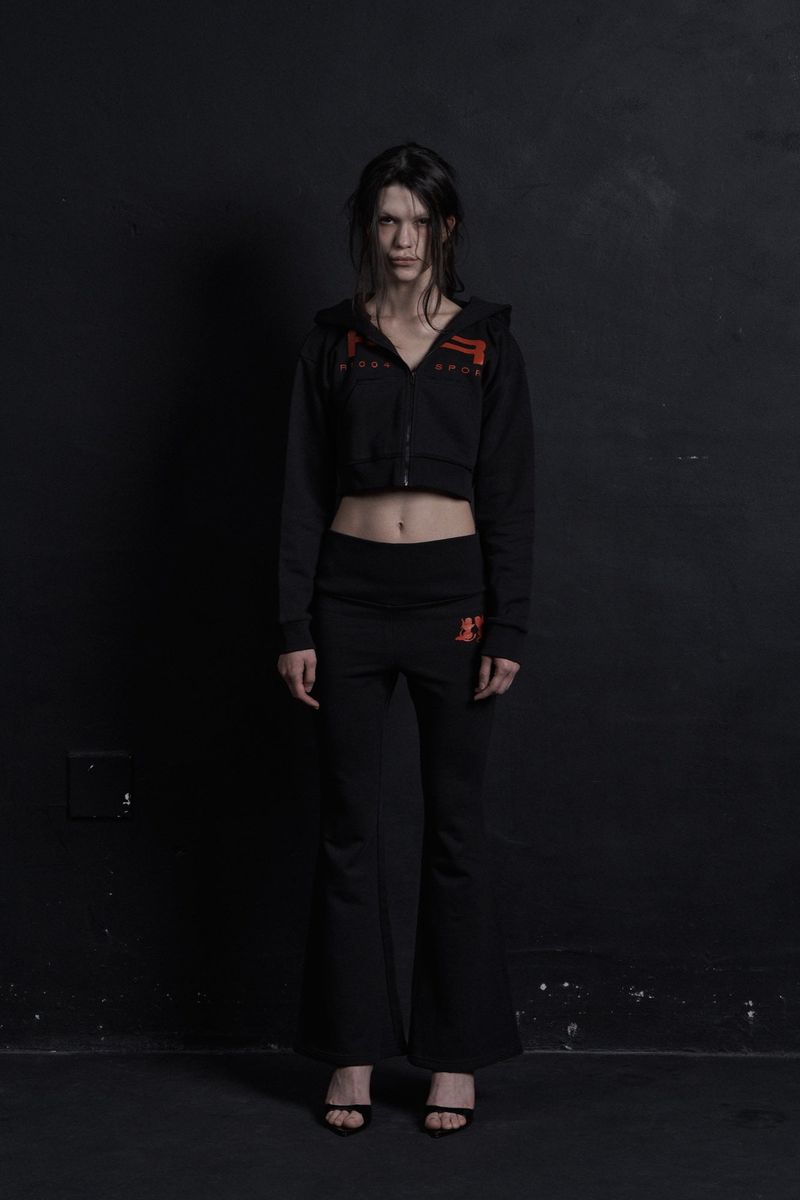 R1004（アールワンサウザンフォー）の「FR BOOTCUT PANTS BLACK（Pants）」