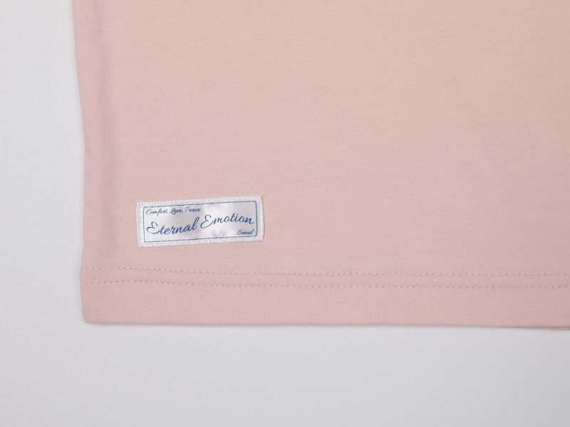 CONTRAST REGLAN CROP T-SHIRT (PINK)