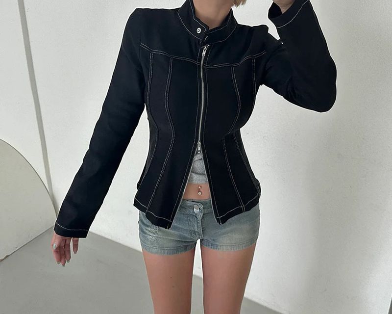 Stud Jjin Slim Denim Short Pants