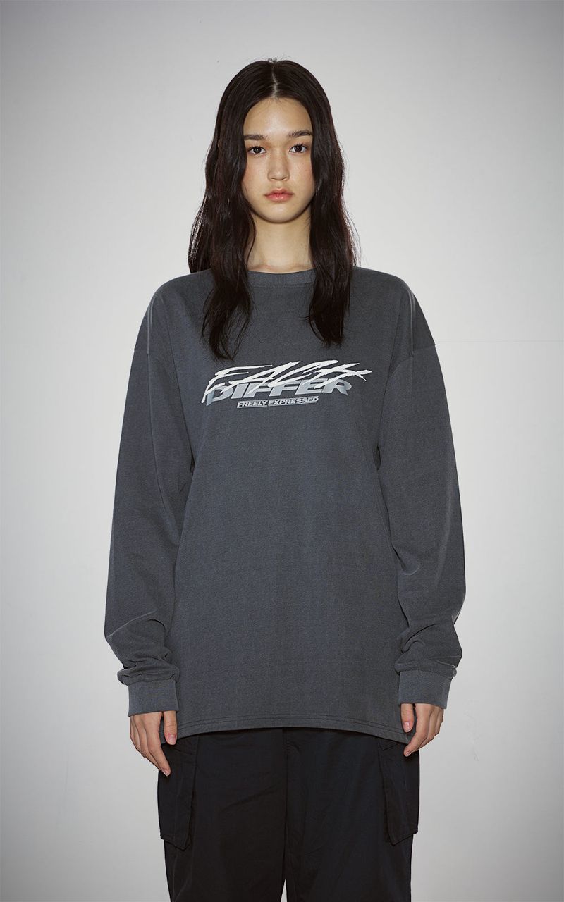 GRAFFITI LONG SLEEVE_GRAY