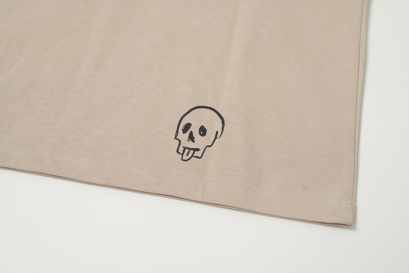 ドゥードゥルTシャツ - BEIGE