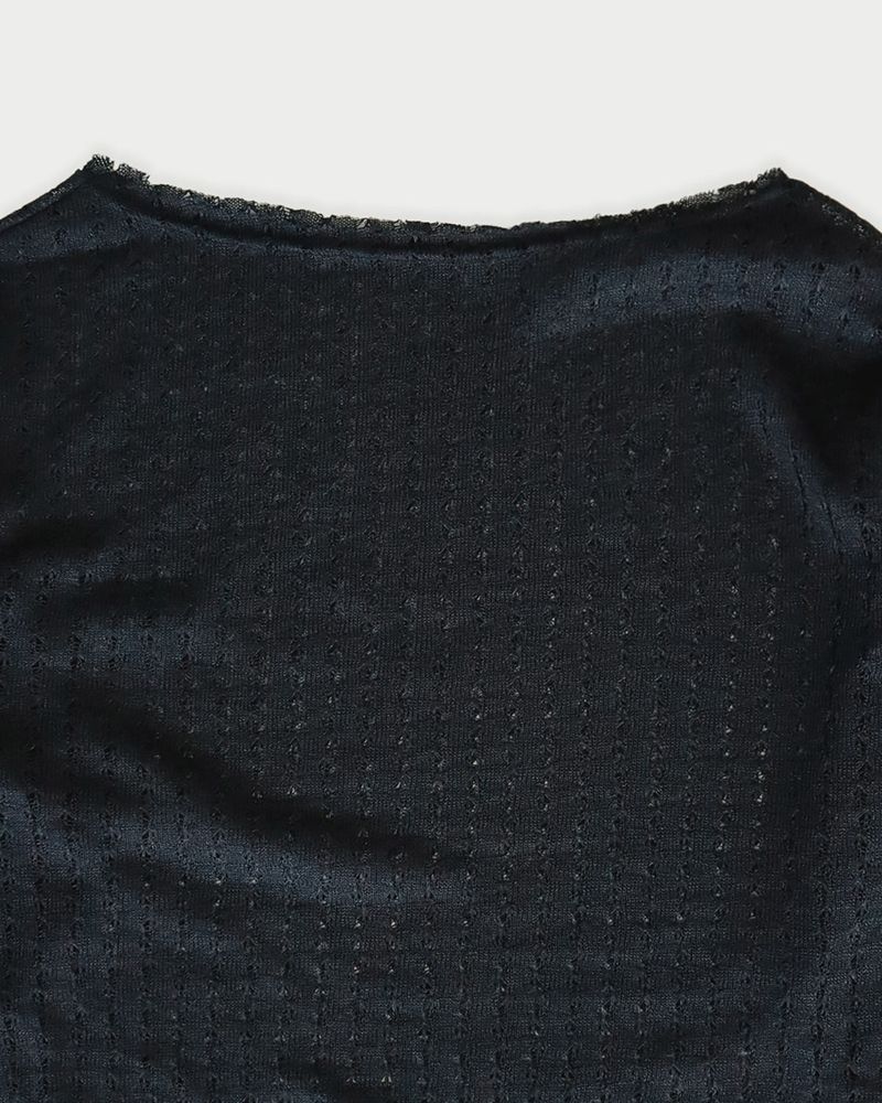 Crochet summer t-shirt_black
