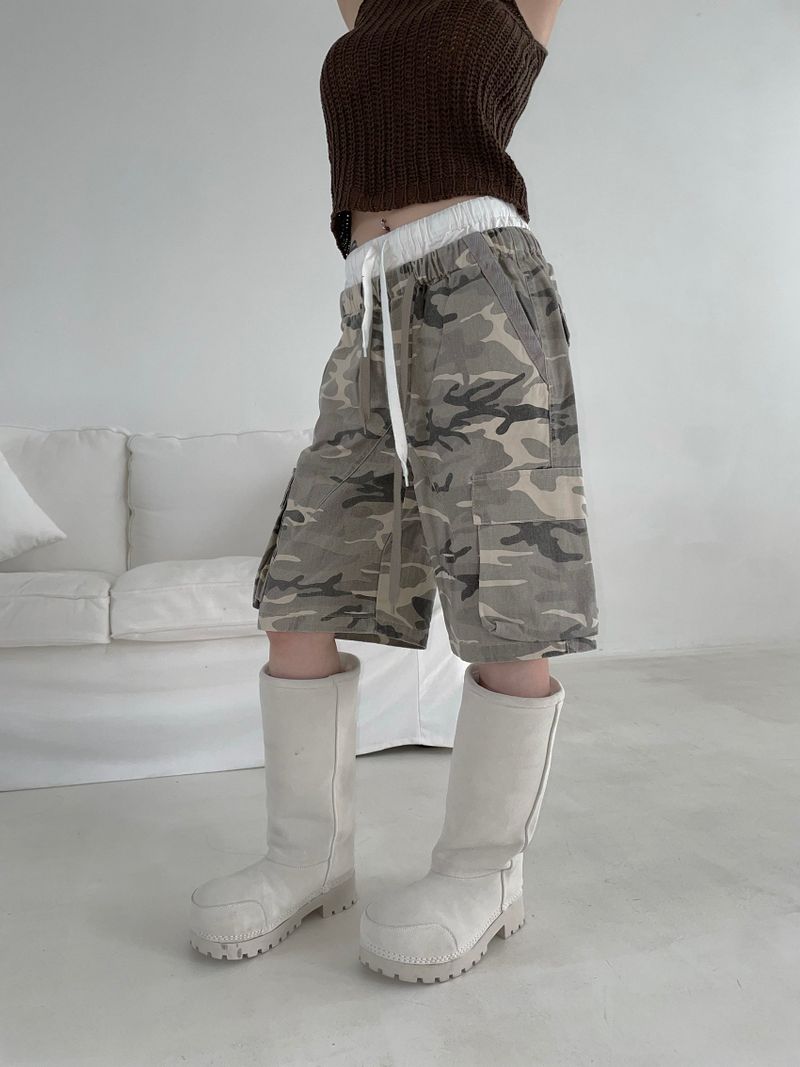 THEAIRTOWN(ザエアータウン)の「girly camo bermuda pt(Pants)」