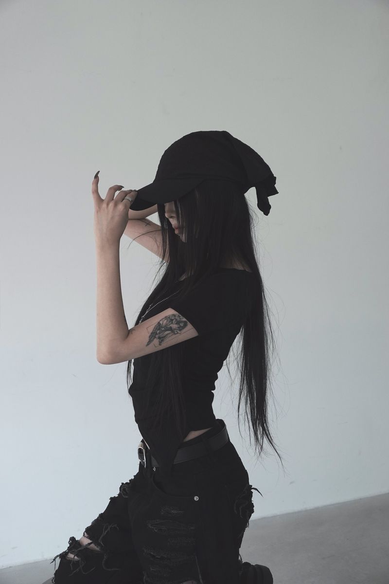 wrinkle bandana cap