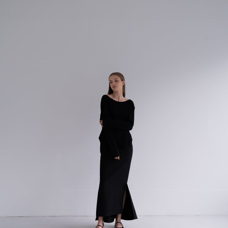 back open long Tshirt