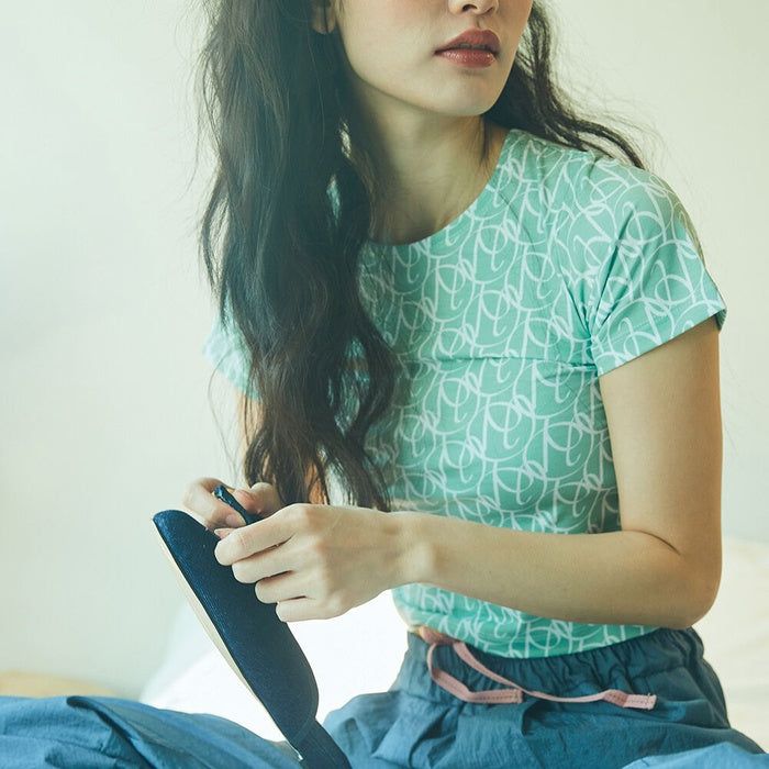 H Monogram top / Light green