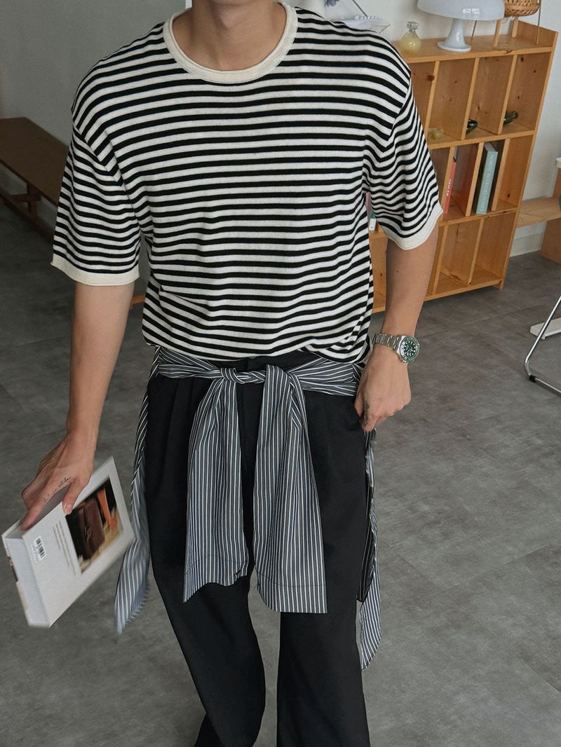 3 TAP Shirt Layered Slacks (2color)