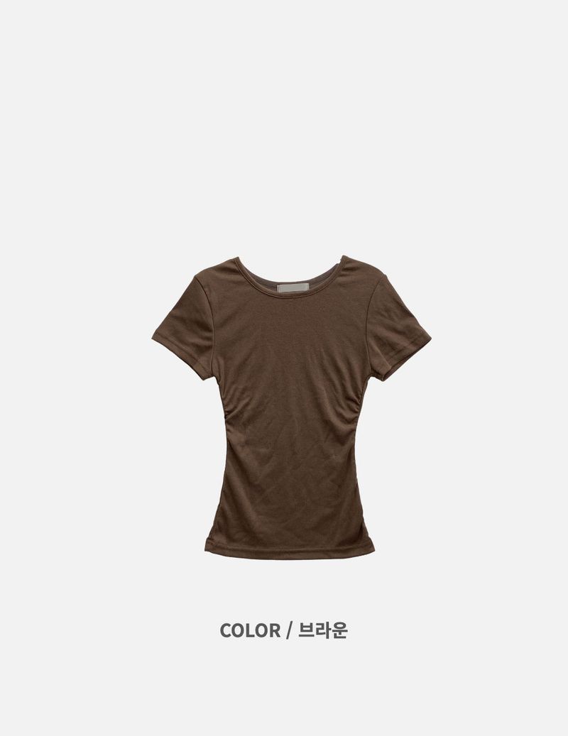 Roen Modal Side Shirring Tee (6c)