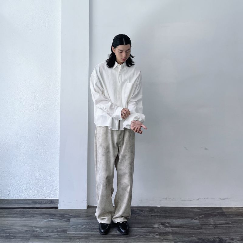 Crinkle Surface Shirt