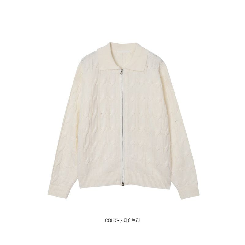 jermi two way zipper kara knit