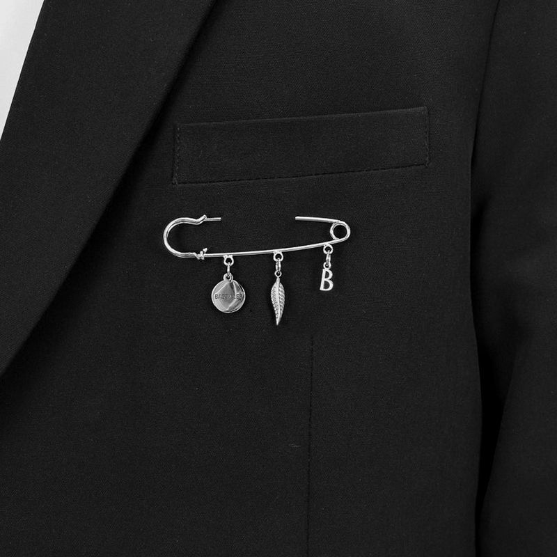Men's Simple Clothes Pin Broach_CLEF SINGLE Brooch