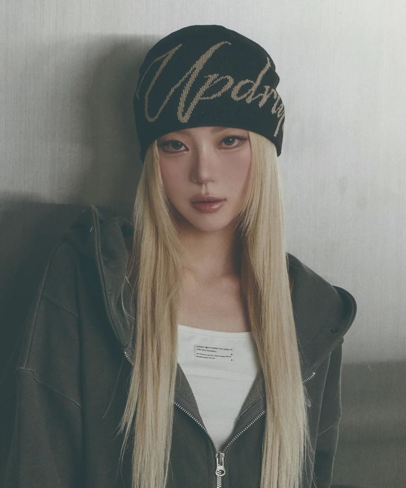 UPDRAFT（アップドラフト）の「ジャカード ロール ビーニー[Black]（帽子）」