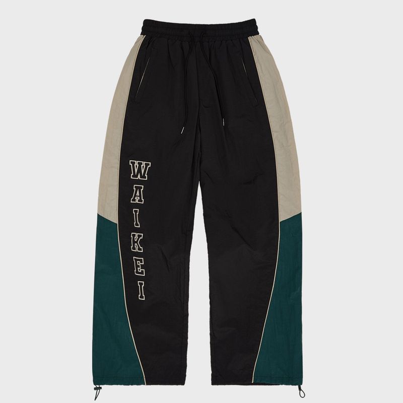 Color block racing track pants