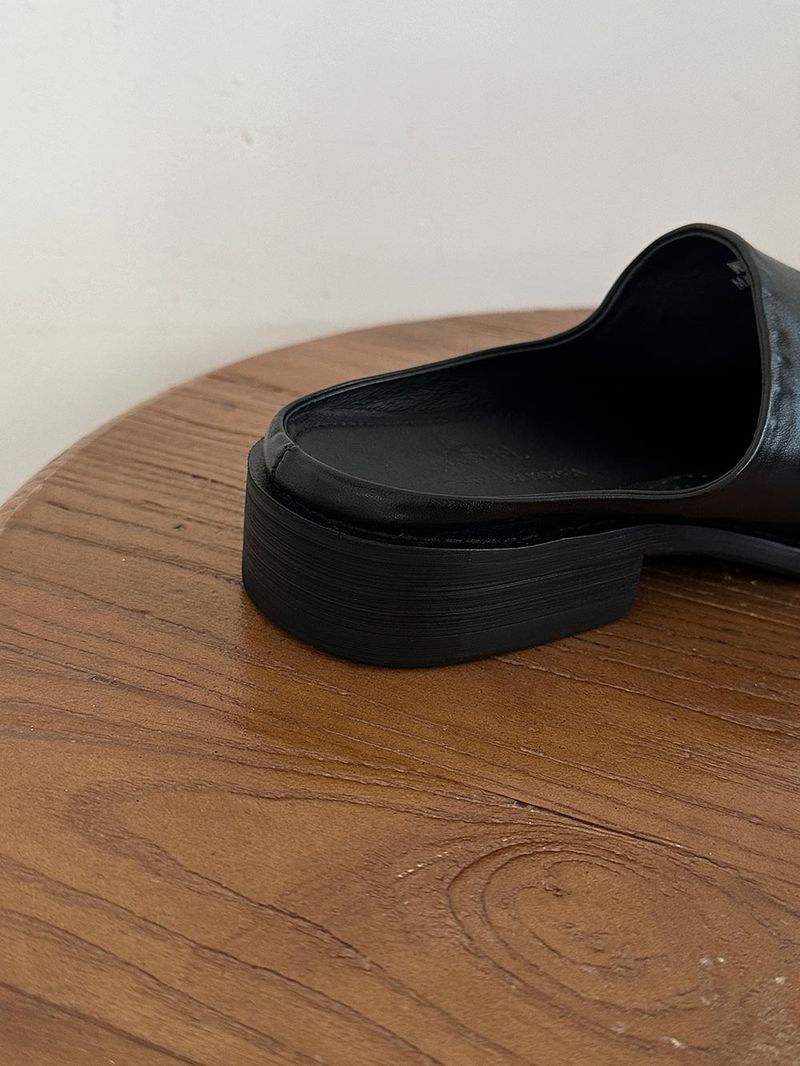 ASCLO Handmade Leather Deep Mules (2color)