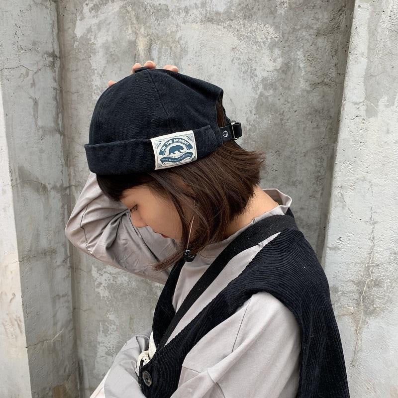 On the Moment Original Denim Watch Cap C4 BLACK