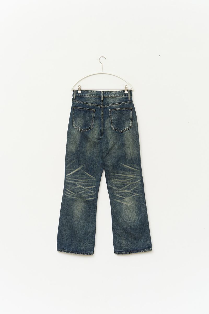 Flask Crack Denim