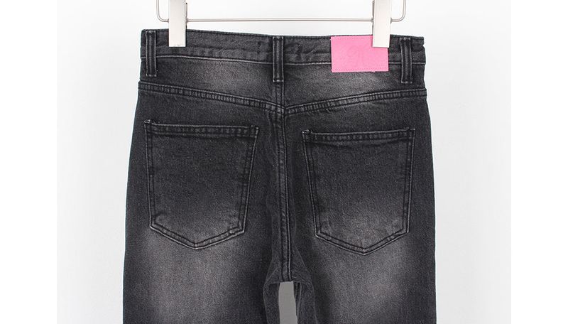 BLACK CAT BOOTS CUT DENIM