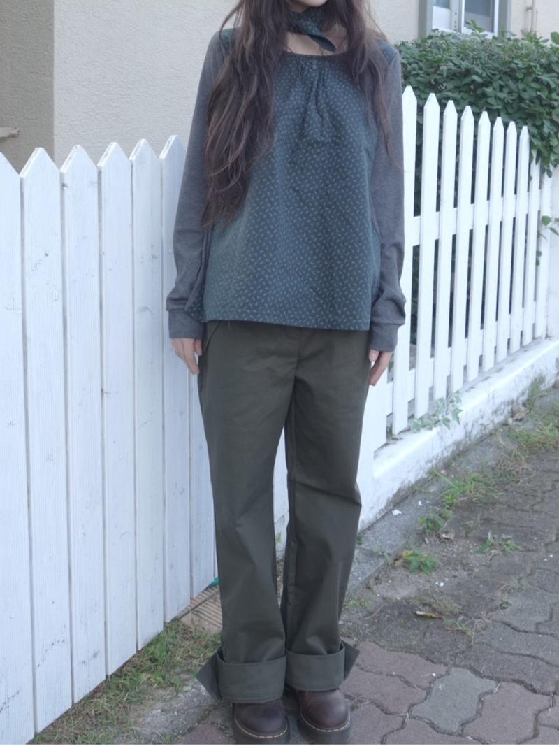 grass scarf tee