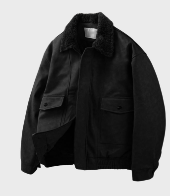 Waini A2 Crack Quilting Two-Way Overfit Mustang Jumper