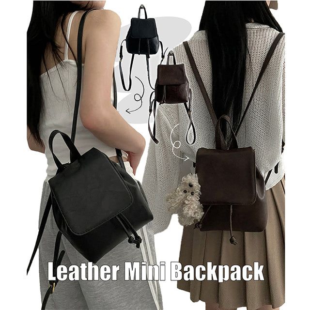 hijjoo(ハイチュー)の「Toffee Nut Leather Mini Backpack(Bags)」