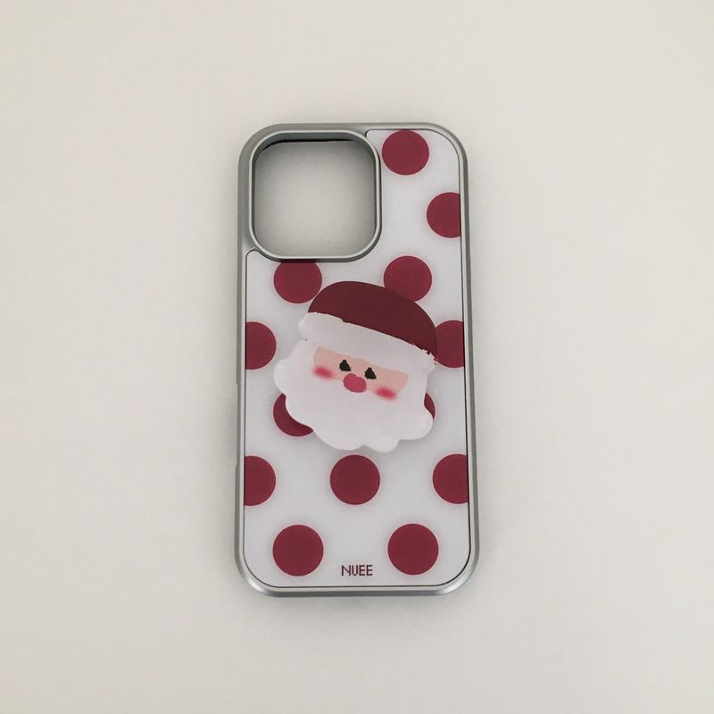 shop.nuee（ショップニュイ）の「ホリデードット レッド(silver glass)（スマホグッズ/小物）」