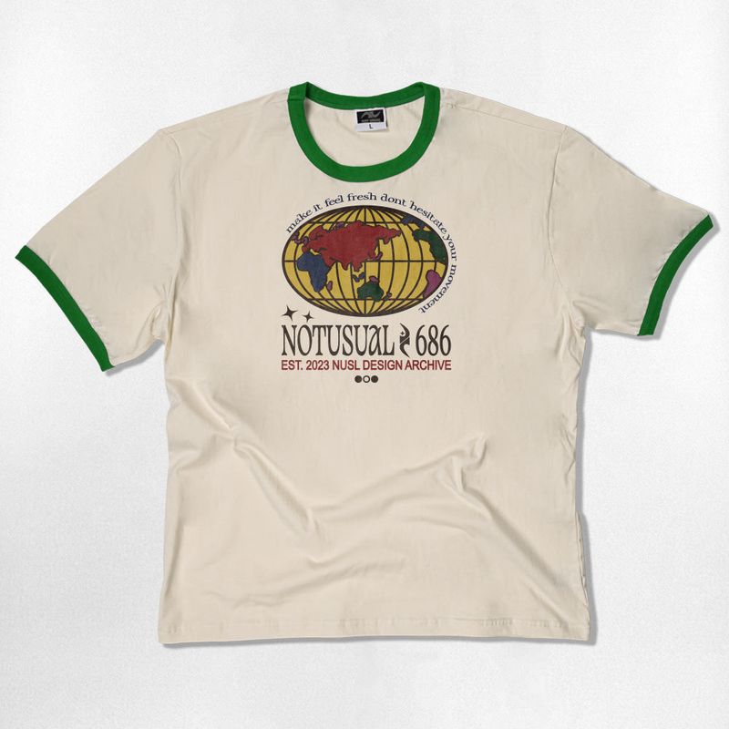 Coloring World Ringer T-Shirts - 4COLOR