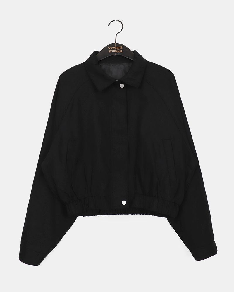 Dasun Collar Cotton Blue Jackets