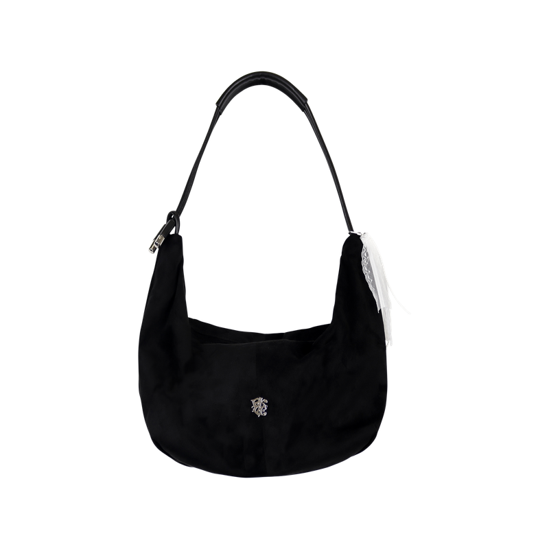 DUO SYNTHETIC SUEDE SHOULDER BAG