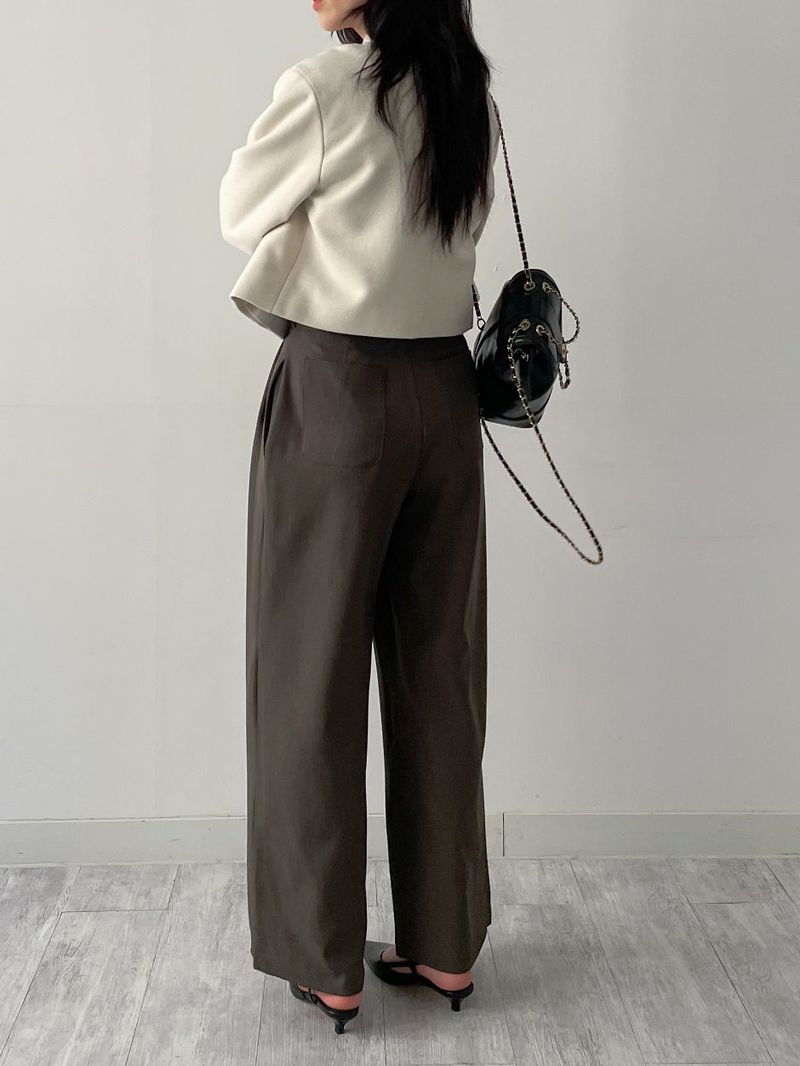Barrier Balloon No Collar Short Jacket