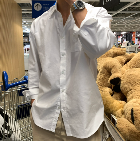 Logane Basic Oxford Overfit Shirt