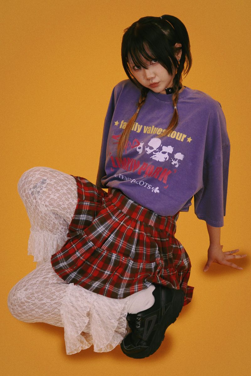 kiki check skirt (2color)
