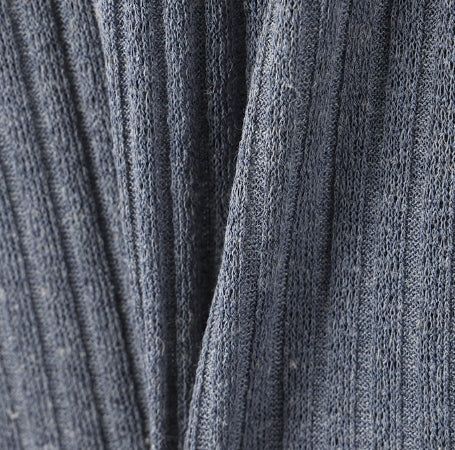 Rogen Ribbed Linen Button Cardigan