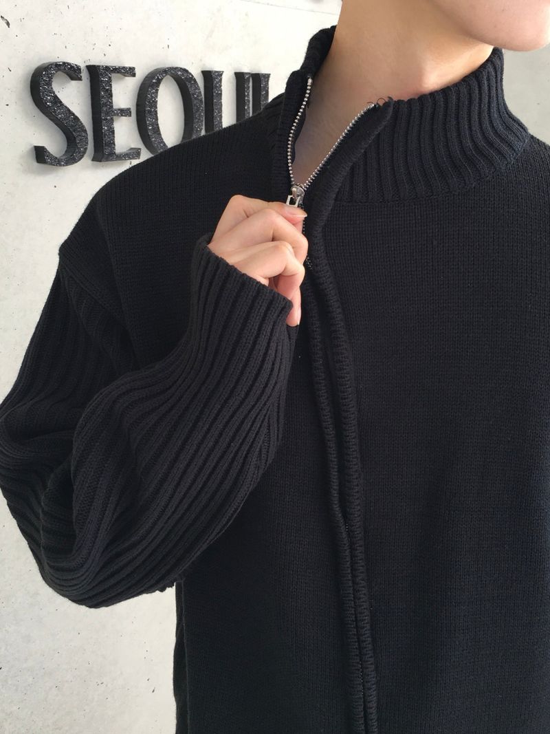 Legacy Diagonal Knit Zip-Up 4C