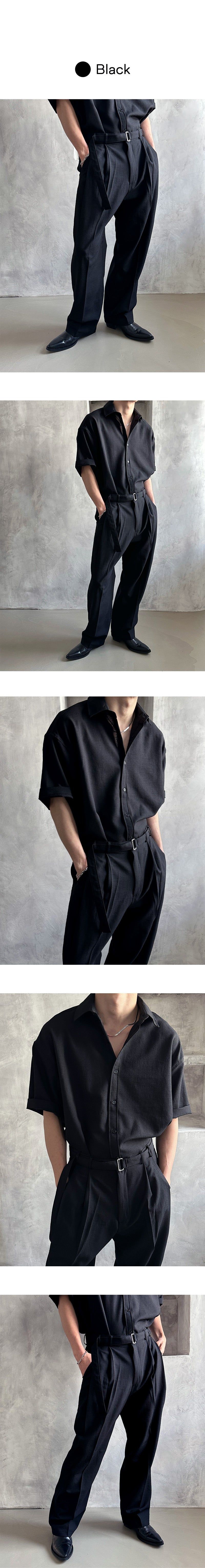 [SET UP가능] Minimal belt slacks(3color)