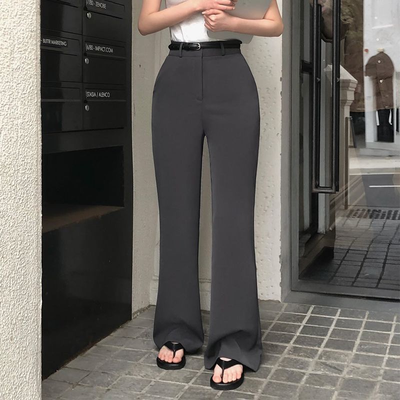[MADE] Office, Flare Silhouette Summer Slacks Pants