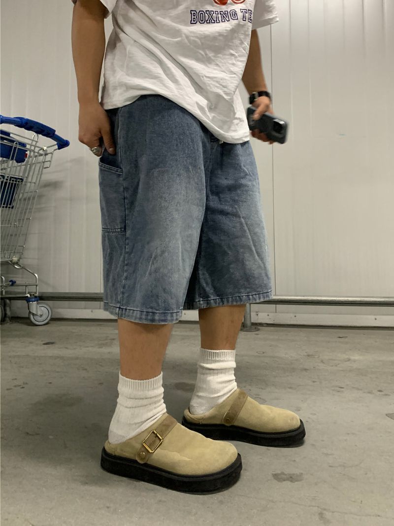 sobaq（ソバック）の「[1+1] Denim Carpenter Bermuda Shorts（Pants）」